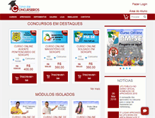 Tablet Screenshot of cursoseducar.com.br